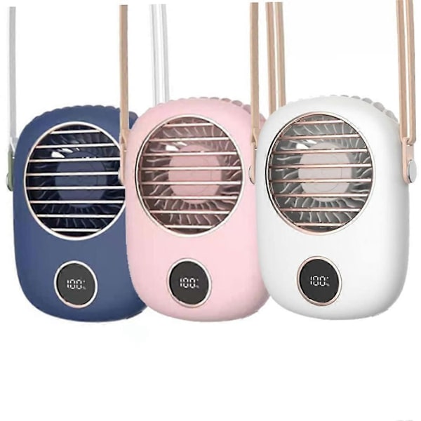 Kannettava Mini LED digitaalinen kädessä pidettävä tuuletin