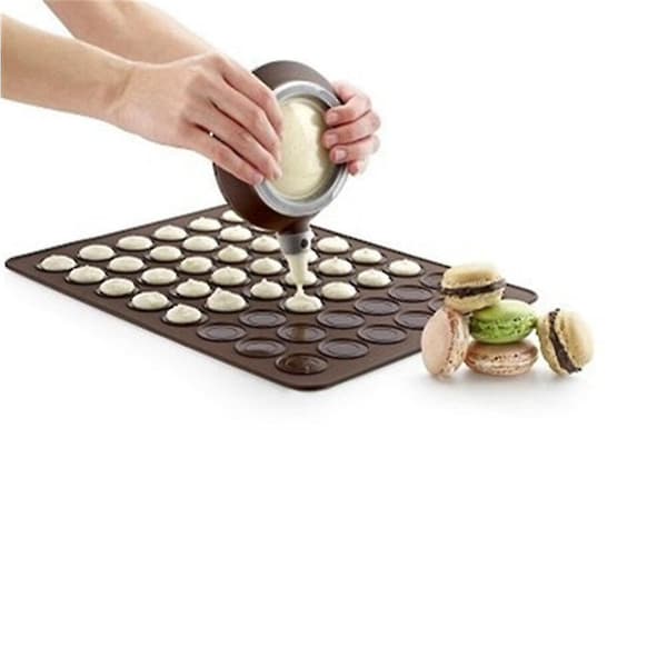 Kakeformer Bakeformesett Med Matte I Silikon Macarons Kakeform Med Sprøytepose Viktig Tilbehør For