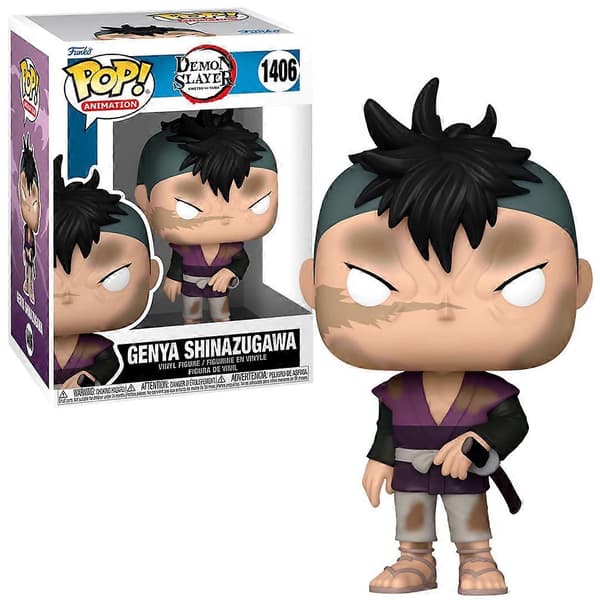 Genya Demon Slayer Pop! Anime Vinylfigur Multicolor One Size