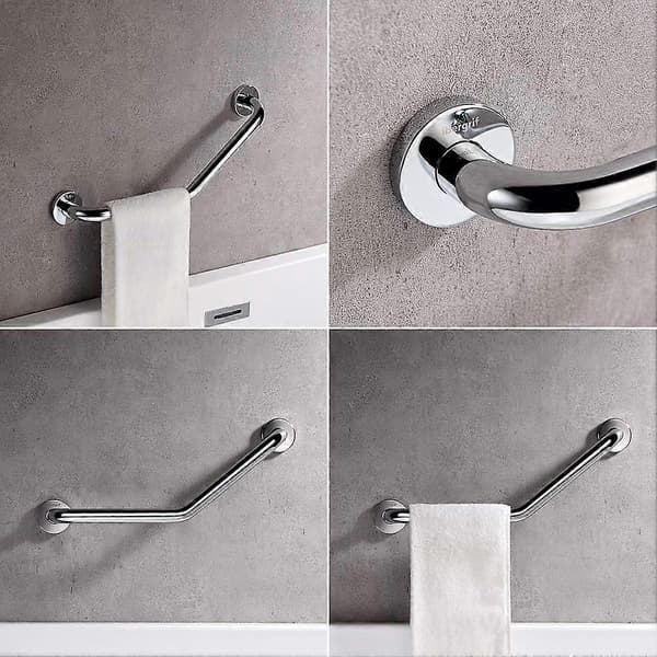 135 Dusjhåndtak 40 cm, Badehåndtak, Krom, Rustfritt stål, Sølv