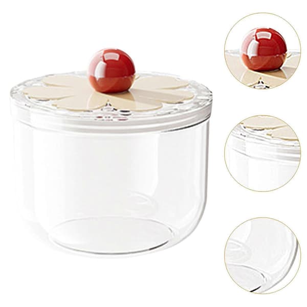 Matbeholder Nøtter Beholder for Kaffebønner Mel Oppbevaring Tørr Mat Clear 900ml