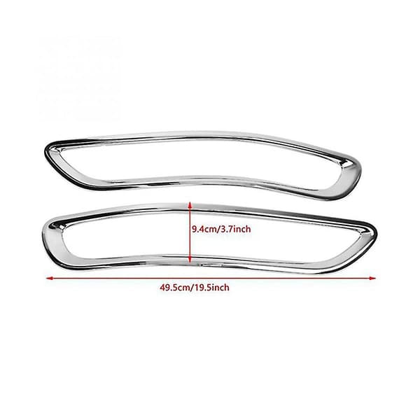 For Kx5 Ql 2015 2016 2017 2018 Bil Krom Bakre Reflektor Tåkelys Lampe Deksel Trim Bezel