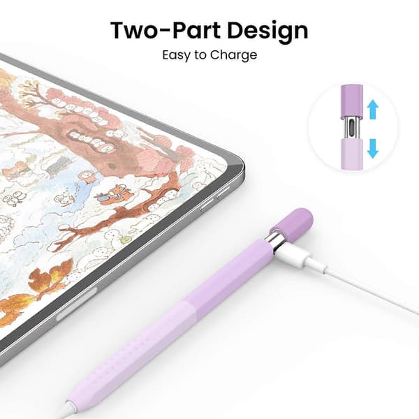 Apple Pencil USB-C AhaStyle PT102-3 silikonikynäkotelo Blue