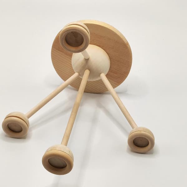 Baseballholder Stativ Spillere Soverom Bord Midtstykker Tre Display Rack wood as described