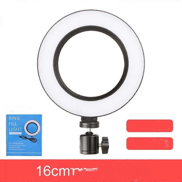 LED Ring Light Bærbar Make Up RingLight til Video, Studio, Makeup, Dæmpbar 3 Lystilstande, Let at Bære og Installere