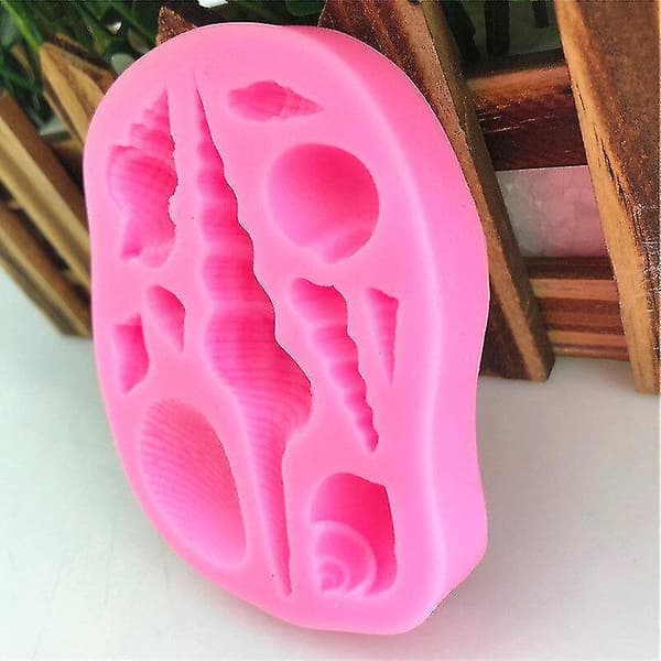Kakeformer Den Nye Conch Form Dråpe Lim Form Skjellformet Kake Dekorerer Formen 2 stk