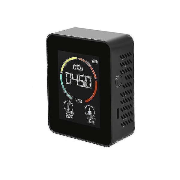 Koldioxid Detektor Co2 Luftdetektor Koncentrationsdetekteringsmonitor White