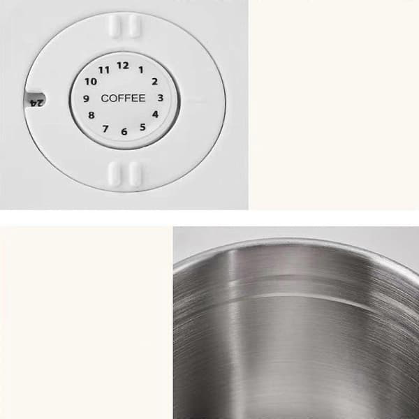 Kaffeboks Gadgets Kaffeoppbevaringsbeholder for te, kjeks og kaffebønner Optional Silver 1.2L