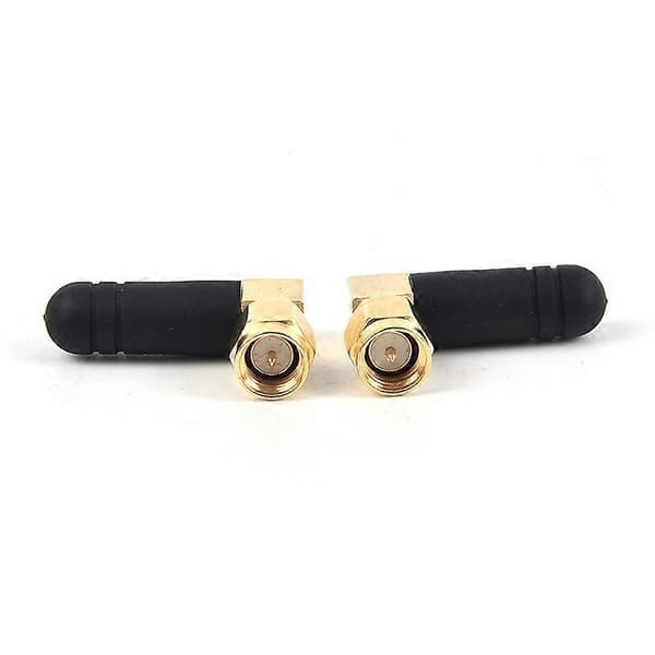 2 st Mini Gummi 3dBi 2.4ghz WIFI Antenn SMA Hane Router Bluetooth Antenner B