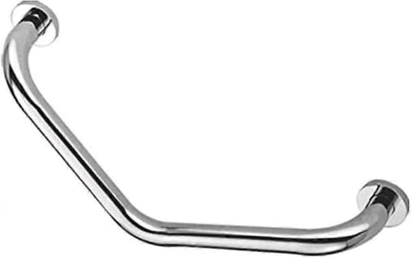 135 Duschhandtag 40 cm, Badrumshandtag, Krom, Rostfritt stål, Silver