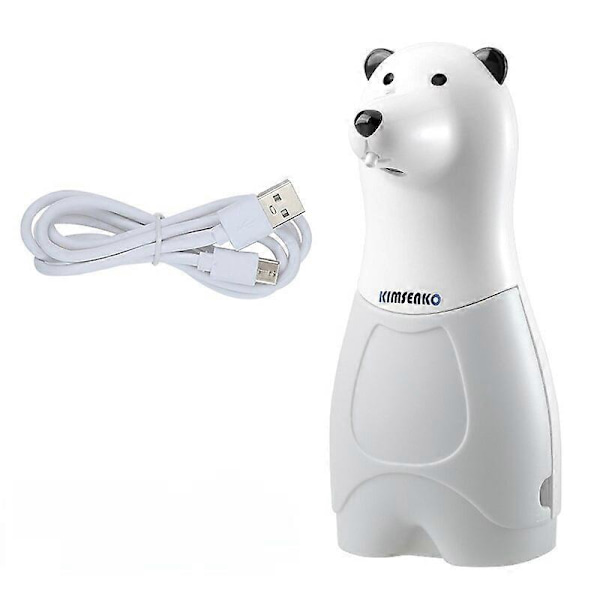 Automaattinen nestesaippua-annostelija Älykkäät kylpyhuonetarvikkeet USB Kosketusvapaa Induktio Lasten Käsidesinfiointiaine Vaahtosaippua Pumppu Annostelijat Foam-USB Charge