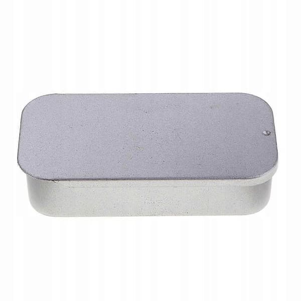 Metall Slide Tomt Etui Skyvelokk Beholdere white