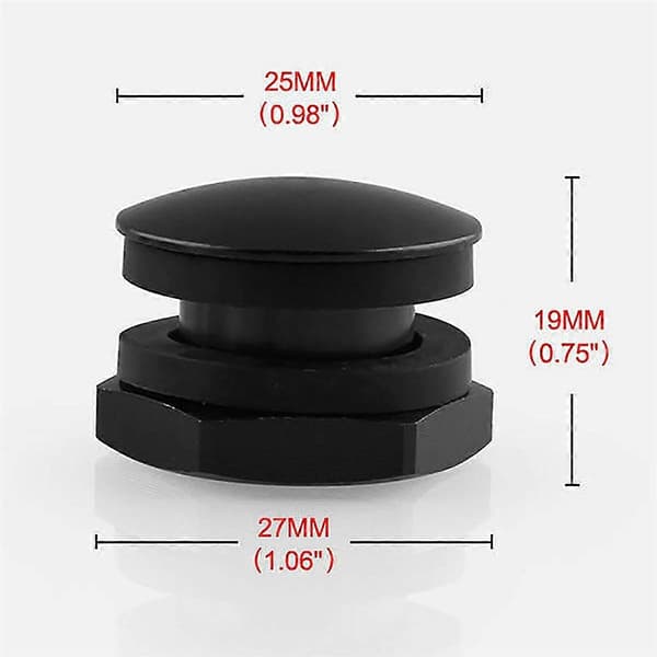 3X Bagrude Glas Stiver Hardware Kit Passer til 92-95 Hatchback EG6 Sort