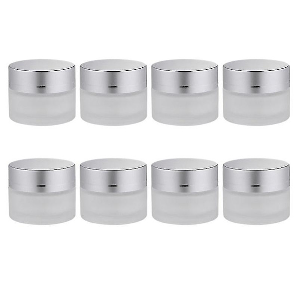 8 stk. kosmetikglas