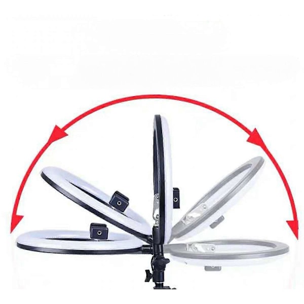 20CM Selfie Ring Light med Tripod Stativ, LED Ring Light til Livestream/Makeup