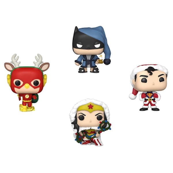 DC Joulukuusi 4 kpl Funko Pocket Pop! DC Comics Vinyylihahmot Multicolor One Size
