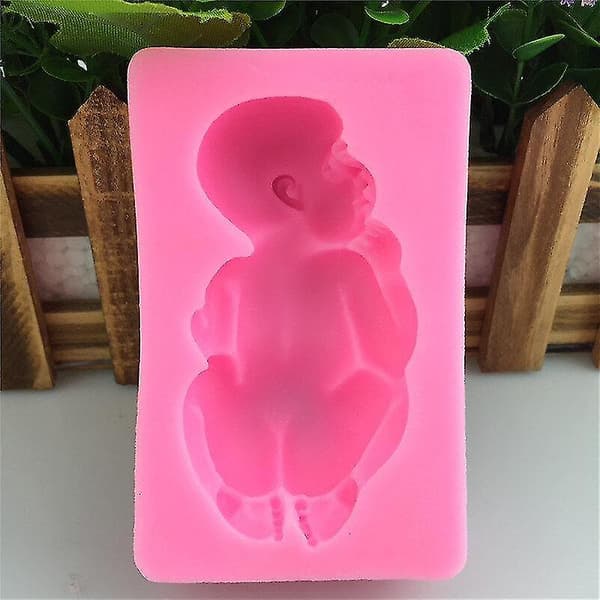 Kageforme Baby Styling Aromaterapi Gipsform Babyform Kagedekorationsform 2 stk