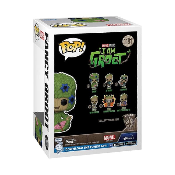 POP! Marvel Fancy Groot I Am Groot #1191 Vinyylifiguuri Uusi Multicolor One Size