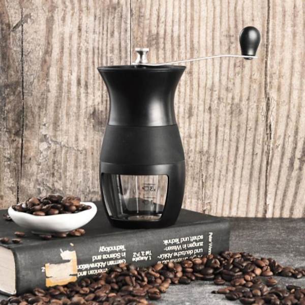 Laadukas käsikäyttöinen kahvimylly Mini ruostumattomasta teräksestä kotiin toimistoon espressoon tippakahville manuaalinen kannettava kahvimylly