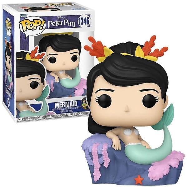 Havfrue Peter Pan 70-års Pop! Disney Vinyl Figur Multicolor One Size
