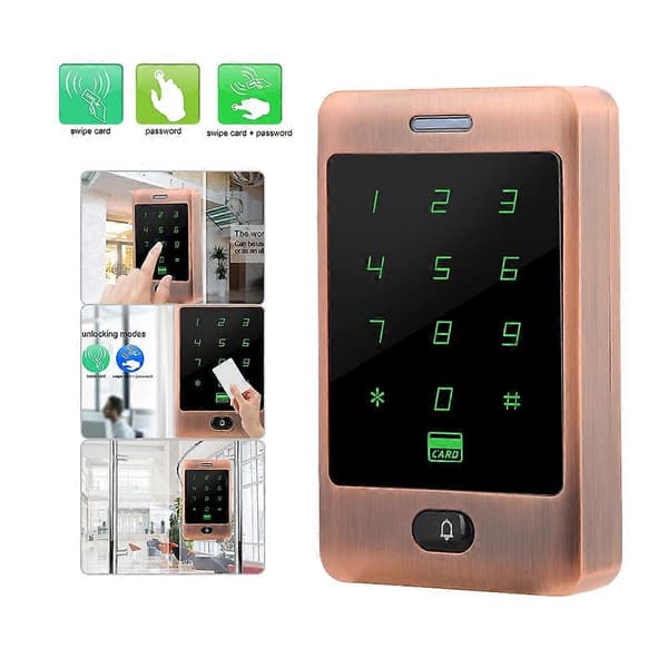 ZKFP300E Metall RFID Åtkomstkontroll 125KHz Läsare Touch Keypad (Normal)
