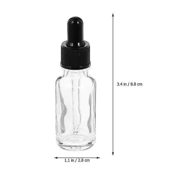 Den Nye 10 stk. Gjenfyllbare Glassflasken