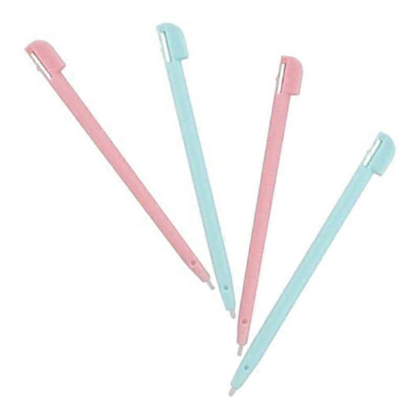 DS Lite Stylus Penna, Ersättningspenna Kompatibel med Nintendo DS Lite, Slot Penna Plast Pekskärm Pennset för NDSL pink and blue