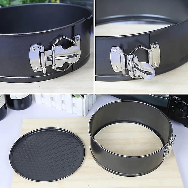 Bageplader 3 Størrelser Nonstick Bageforme Kulstofstål Mousse Ring 3d Rund Kageform Køkken Dessert Kage No13522