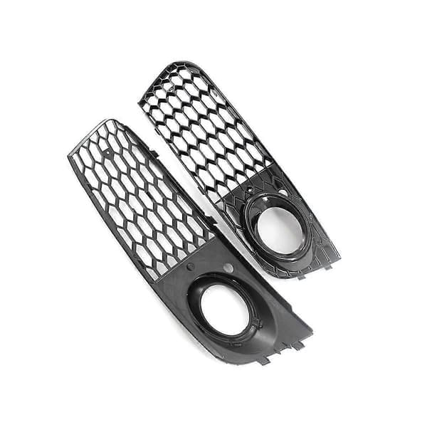 Mesh Tåkelysramme Tåkelys Grill kompatibilitet A4 B8 Rs4 2009-2012 Glossy Black 8kd807682 8kd807681