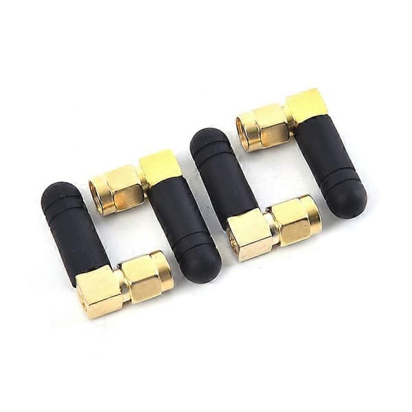2 stk. Mini Gummi 3dBi 2.4ghz WIFI Antenne SMA Han Router Bluetooth Antenner B
