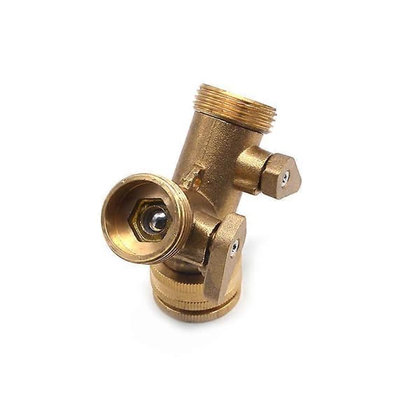3/4 Kran Kobling Y Formet Kran Kobling Slangekran Adapter 2 Veis Messing