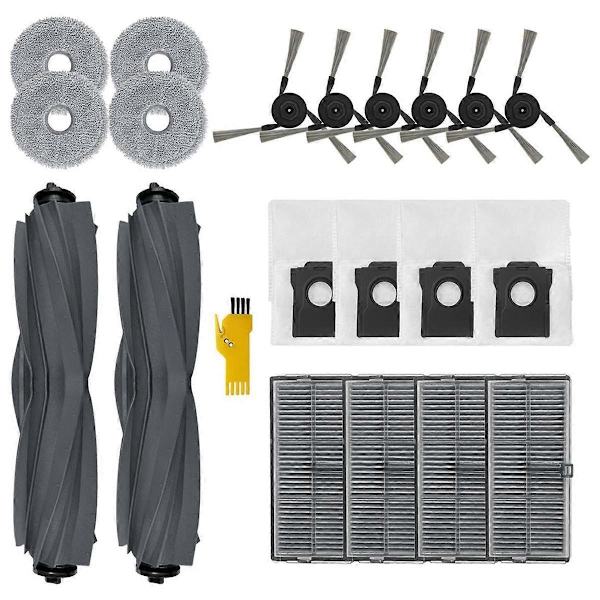 För X40 Ultra Robotdammsugare Huvudsida Borste Hepa Filter Moppduk Dammpåsar Ersättningsdelar
