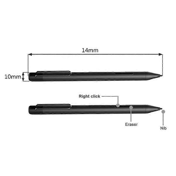 Microsoft Surface 3:lle paineherkkä kosketuskynä Black