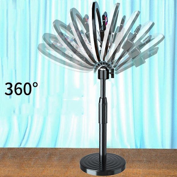20 cm:n suoratoistovalorenkaan LED-valokuvauslamppu