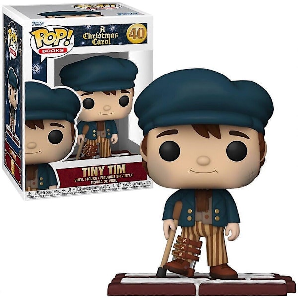 Tiny Tim En Julsaga Pop! Books Vinylfigur Multicolor One Size
