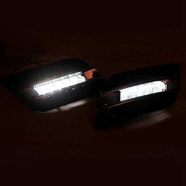 LED Kjørelys DRL Tåkelys for ML350 W164 ML300 ML320 2010-2011 Black