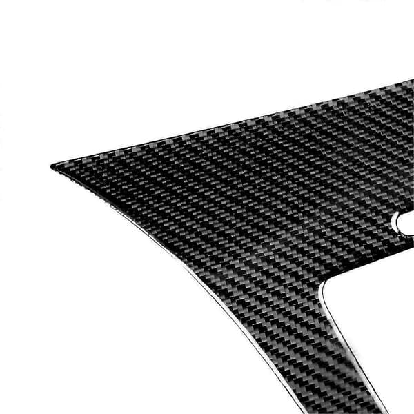 3 stk. for 8. 2006-11 Karbonfiber Førerside Dashbord Deksel Trim