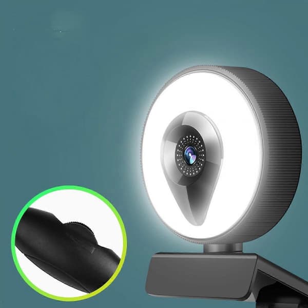 USB 4K Webbkamera med Fyllnadsljus