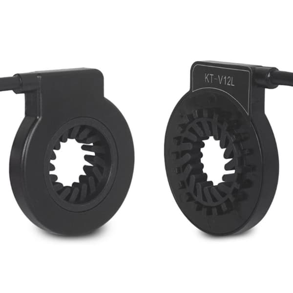 E-cykel pedalsensor KT-V12 Sensor SM/Vattentät kontakt SM-skarv Black