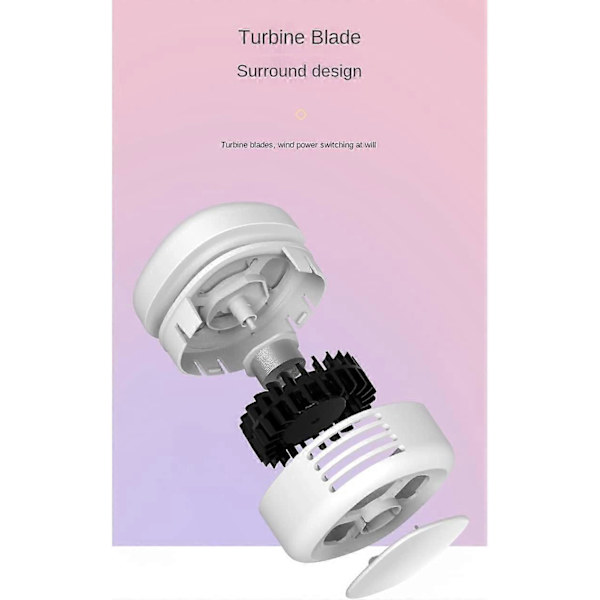 Ladattavat terättömät riippuvat USB-tuulettimet (sininen)