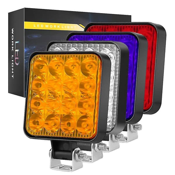 LED Super Sterk Flomlys Spot Arbeidslys Vanntett Flomlys For Lastebil Offroad Blue