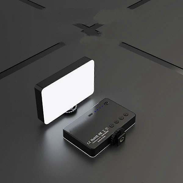 Mini Videovalo Kannettava Kamera LED-kameravalo Paneeli 1500 mAh Ladattavalla Akulla Kamera Videokamera Valokuvaus Videokuvaus