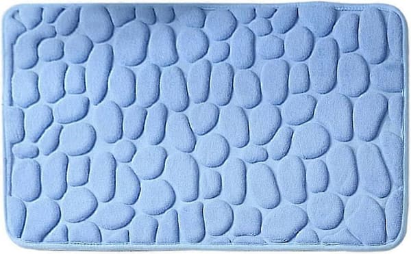 Absorberende Sklisikker Badematte Memory Foam Baderomsmatte Dusjmassasjematte Vaskbart Gulv