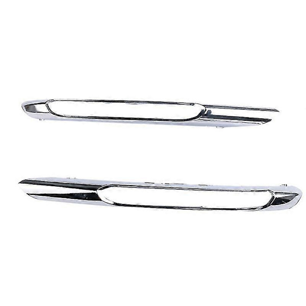 2 st Främre stötfångare dimljusgaller krom trim list vänster höger för W212 09-12 2128851574 2128851674