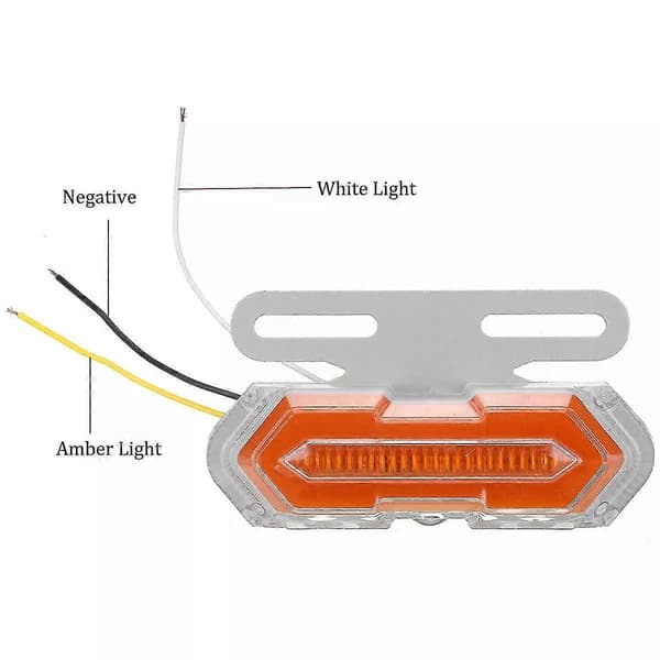 4 stk. 24V LED Bil Sidemarkeringslys Blinklys Lastebil Sidelys Egnet For Tilhenger Lastebil