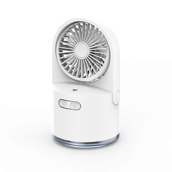 Rosa Mini Quiet Mist Fläkt, USB uppladdningsbar bärbar fläkt, skrivbordsfläkt Lämplig för att sova kontor utomhus inomhus