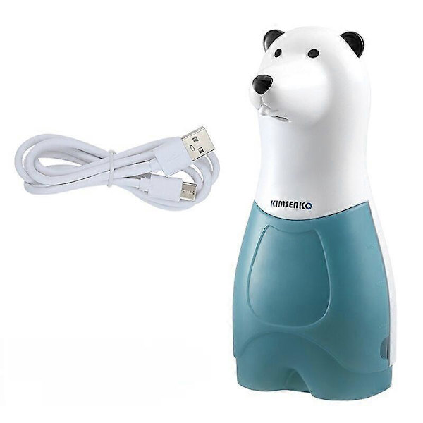 Automaattinen nestesaippua-annostelija Älykkäät kylpyhuonetarvikkeet USB Kosketusvapaa Induktio Lasten Käsidesinfiointiaine Vaahtosaippua Pumppu Annostelijat Liquid-USB Charge