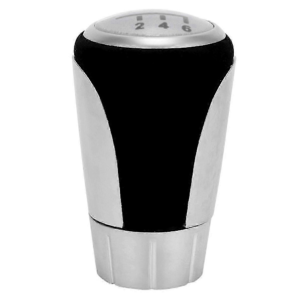 6-växlad växelspaksknopp för E81 87 E46 E90 E91 E92 25110429269 Black  Silver