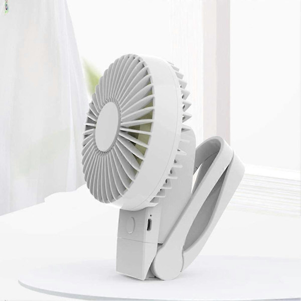 Clip-On fläkt Batteridriven fläkt (vit)