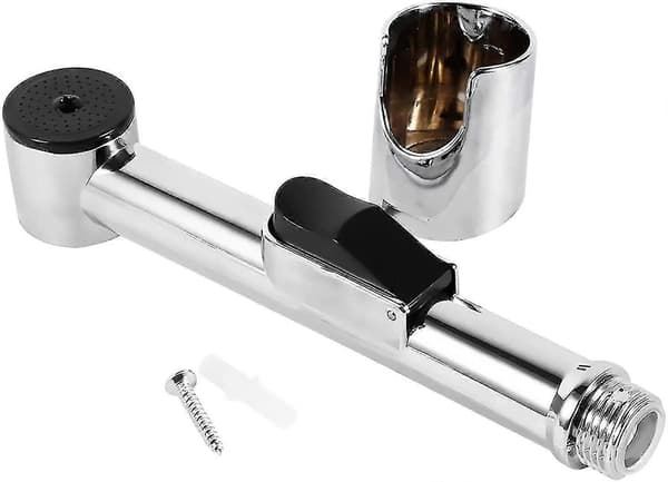 Toilet Bidet Kit med Håndbruser, Bærbar Håndbruserhoved, Håndbrusersæt i Rustfrit Stål